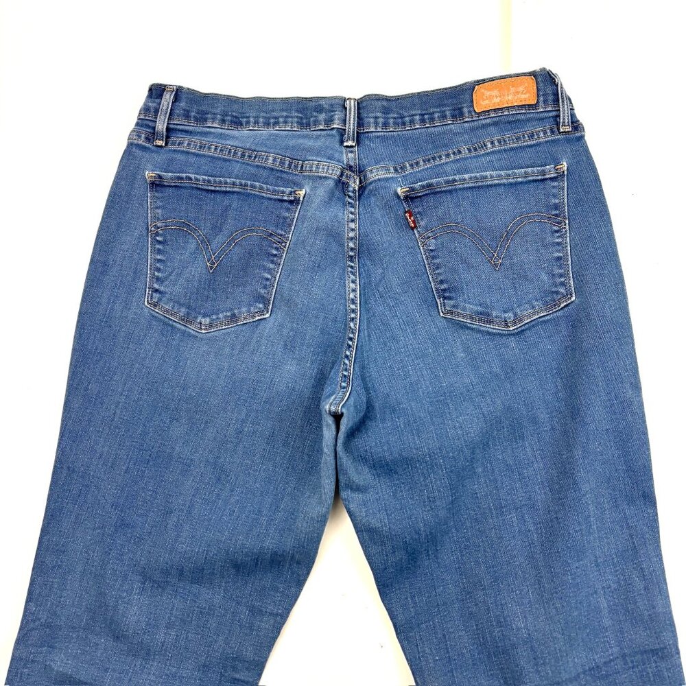 Levi's 515 Bootcut Women's size 12 Medium Wash Blue Denim‎ Jeans - Picture 4 of 4